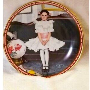 Knowles Norman Rockwell Collector’s Plate “Sitting Pretty”
